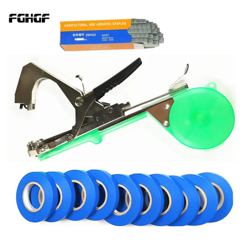 

Plant Tying Tapetool Tapener Tying Tape Binding Machine Vegetable Garden Tool Optional Packing Vegetable Stem Strapping