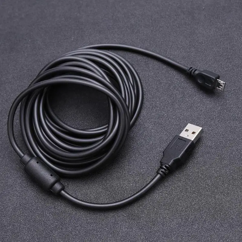 Прочный usb кабель для зарядки износостойкий 3 м Мини USB кабель источник питания зарядный провод с магнитным кольцом для sony PS4 Геймпад
