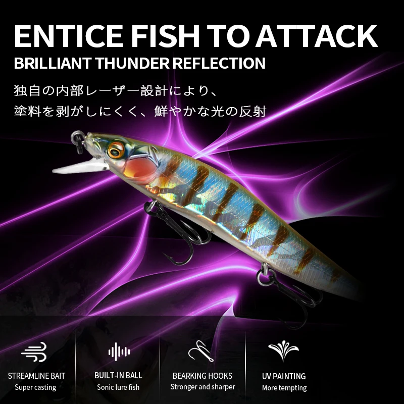 BEARKING Minnow Fishing Lure 2