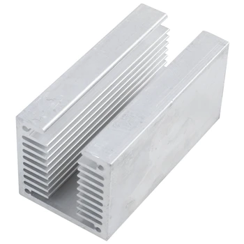 

1 x silver-aluminum radiator U 80 * 40 * 40mm