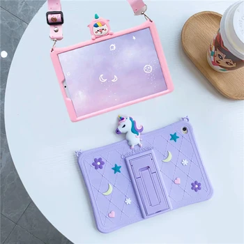 

Kids Safe Shockproof Safe Case for iPad 6th 7th Gen Cartoon Stand Tablet Cover for iPad 10.2 2019 iPad Air Air 2 iPad 10.5 Case