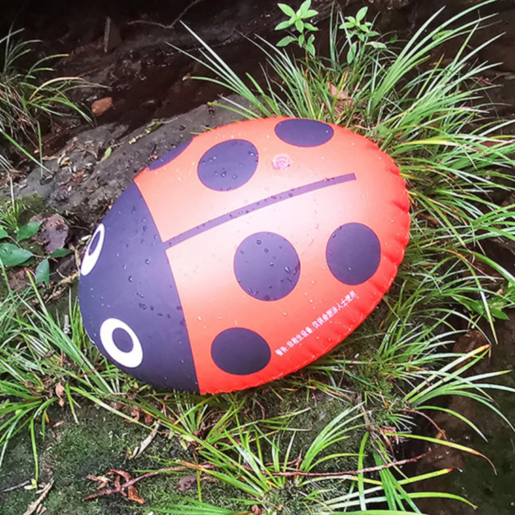 Inflatable Swimming Air Bag Float Buoy Gasbag Ladybug Flotation Ball Kids Swimming Pool Toys