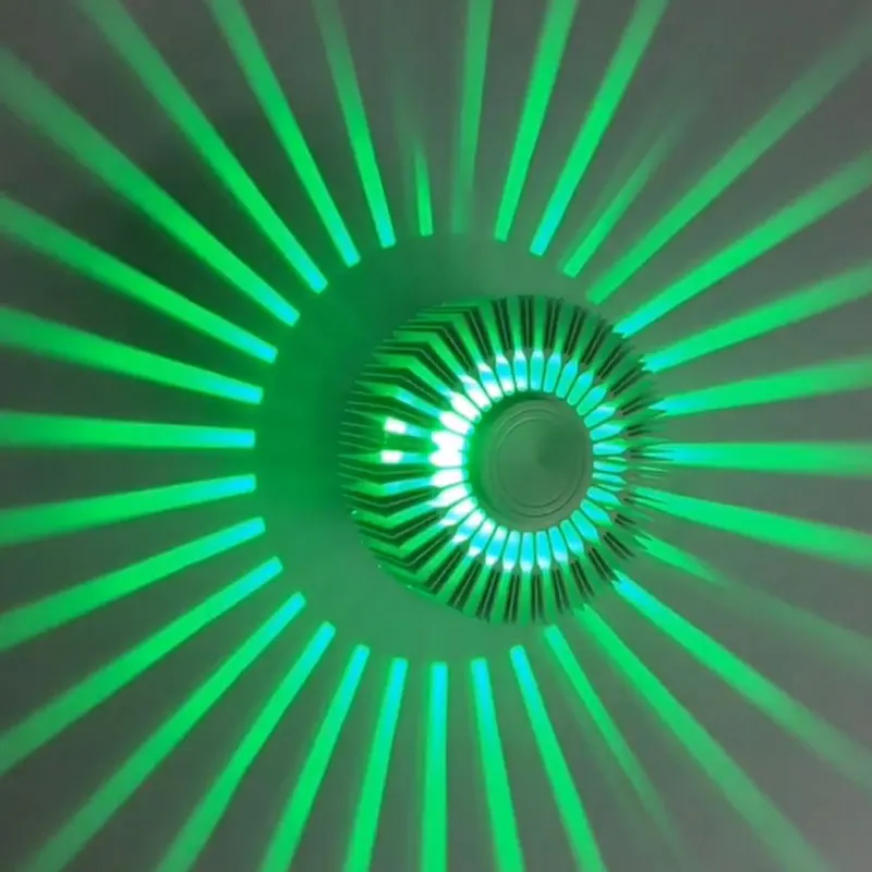 Green Современный светодиодный потолочный светильник RGB, 3 Вт, 7 Вт, 9 Вт, 12 Вт, настенный светильник, художественная галерея, украшение, передняя Балконная лампа, светильник для крыльца, коридоров - Цвет корпуса: Green