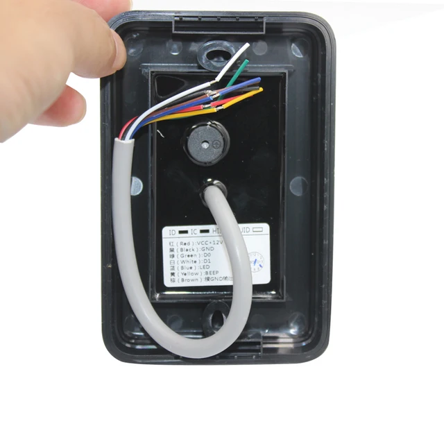Access Control Card Reader RFID Reader IP68 Waterproof Dual Frequency 125KHz + 13.56MHz For Access Control System Wiegand Output 5