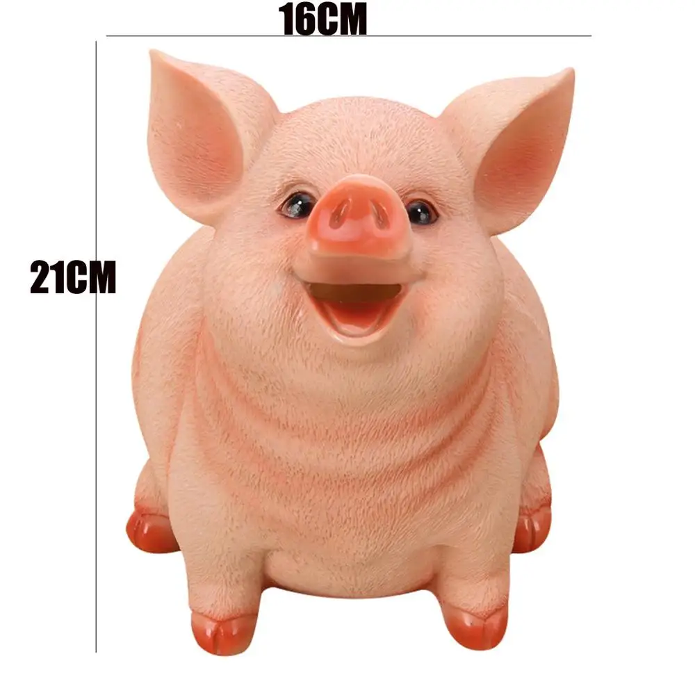 piggy bank Рождественская Копилка Пигги копилка для денег Рождество tirelire spaarpot huchas de dinero Смола ремесло монета банк деньги игрушка коробка для детей#5 - Цвет: piggy bank