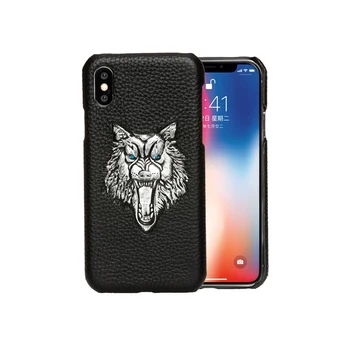 

Phone Case For iPhone 7 8 X Xs Max Case Cowhide Painted Cover For iphone 6 6s Plus Xr 7p 8p Case