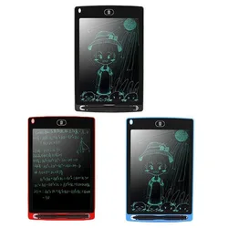 Tablero de dibujo de cristal líquido para niños, tablero ABS para garabatos, grafiti, pizarra blanca, regalo para niños, EM88