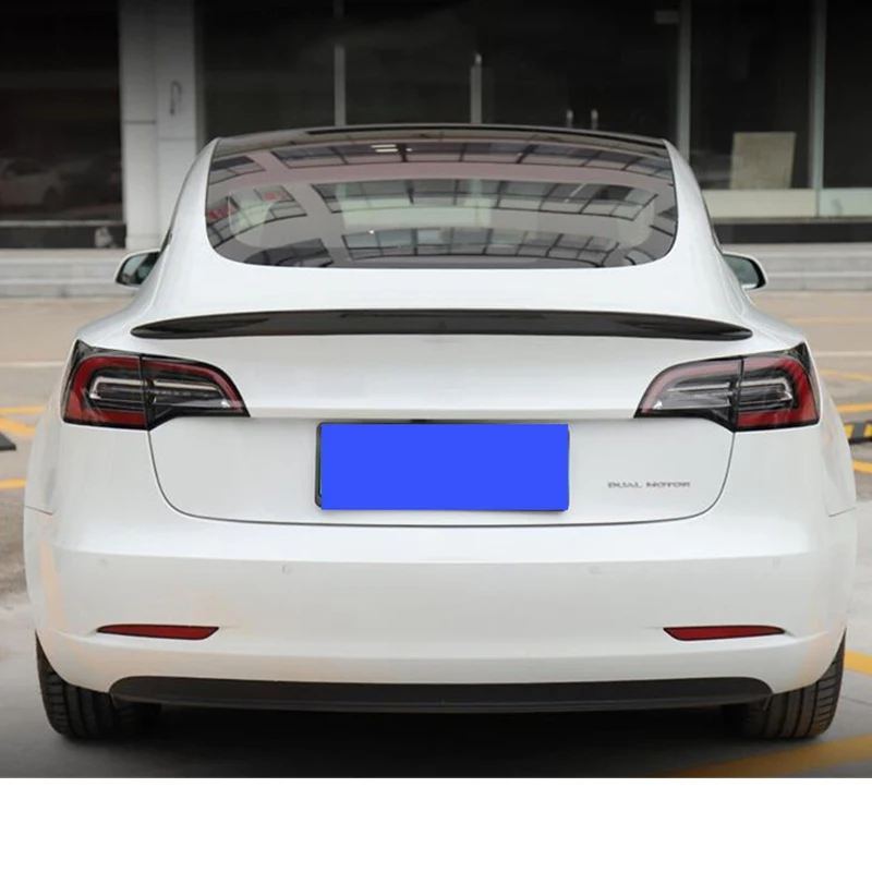 Спойлер, крыло, багажник для Tesla модель 3- coupe углеродное волокно высокого качества черный Задний спойлер задний спойлер хвост Tesla