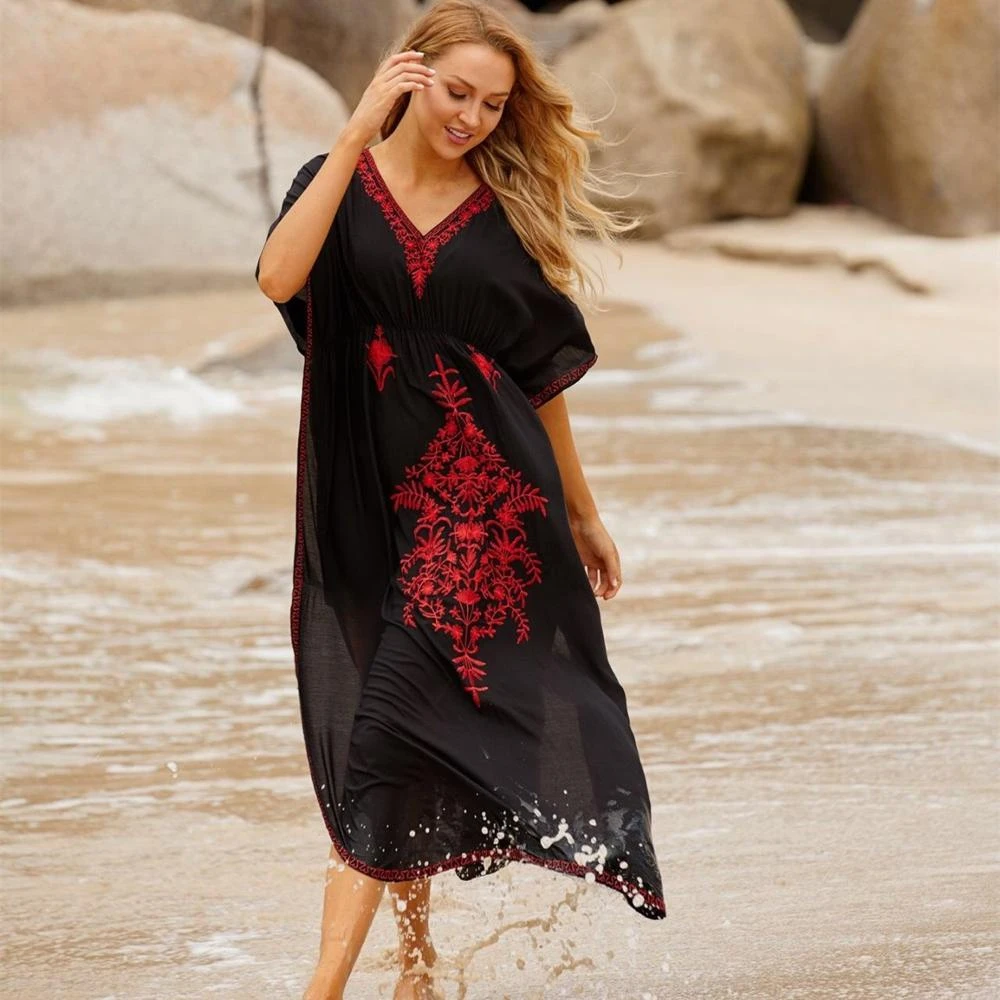 cotton beach kaftan