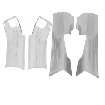 

car accessories interior Silver Stainless Steel Door Sill Scuff Cover Trim Anti Scratch Fits for Wrangler JL/JLU 18-19 car