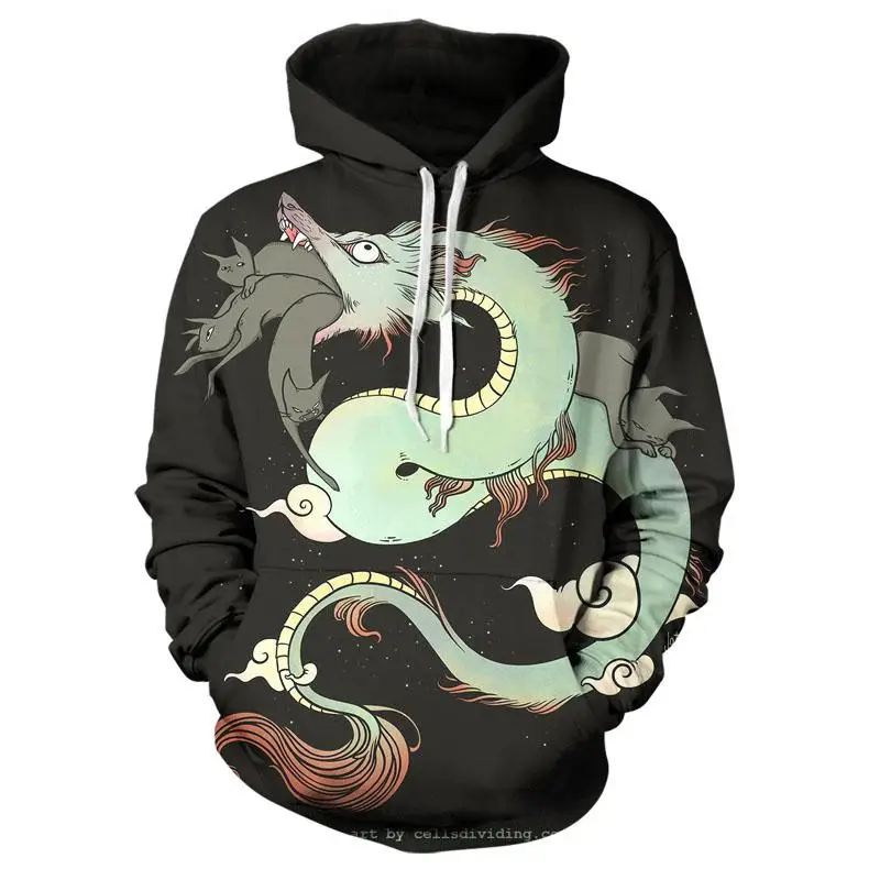 2020 hot new trend 3D hoodie creative art style spring and autumn fashion Hoodie cartoon trend handsome top xxs-6xl freeshoppin
