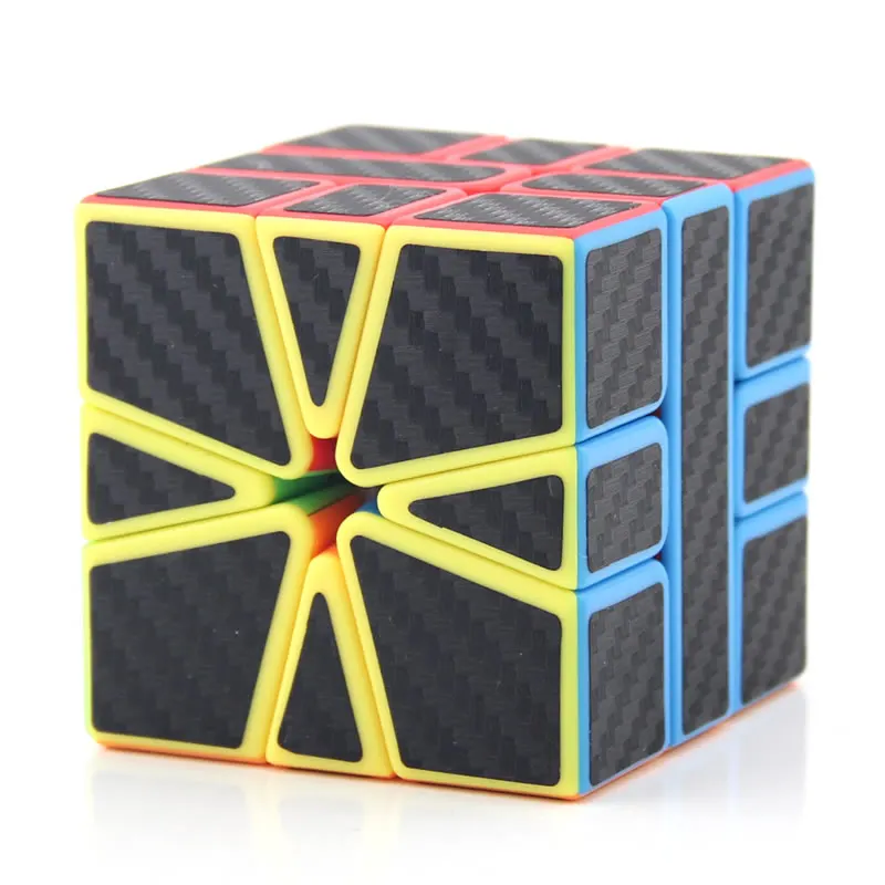 Multicolor MoYu MeiLong SQ-1 магический куб SQ1 наклейка из углеродного волокна квадратный-1 квадратный 1 Нео скоростной куб головоломка антистресс обучающие игрушки - Цвет: Multicolor