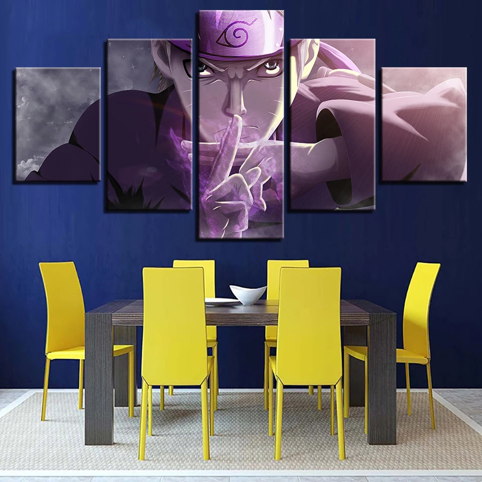 Wall Art Poster Cartoon Character Anime Uzumaki Naruto Canvas Painting Frame HD Prints Picture Children's room Home Decor Mural
