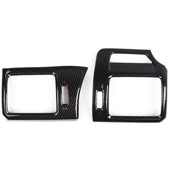 

Center Console Air Conditioner Outlet Vent Trim for Toyota 4Runner SUV 2010-2019(Carbon Fiber Style)