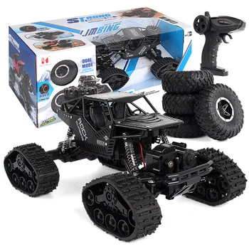 

Cross-country climbing car 1/16 Four-wheel Drive Alloy Track Off-road Remote Controll Climbing Car LH-C012 Gifts For Boys Z418