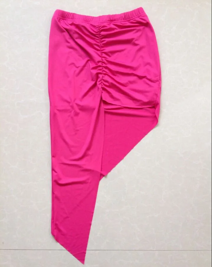 Sexy Irregular Sheath Legs Slim Fit Pleated Skirt Dance Skirt Currently Available Wholesale Have Black And White with Pattern Ro