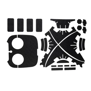 

1 Set Waterproof protective Carbon Fiber Decal Skin Sticker For Phantom 3 Copter Shell Remote Controller Sticker