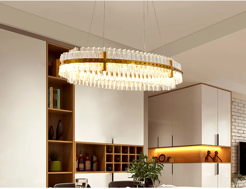 Modern Chandelier Crystal Lighting Home Lighting Lamp For Living Room Bedroom LED Chandelier Decoration