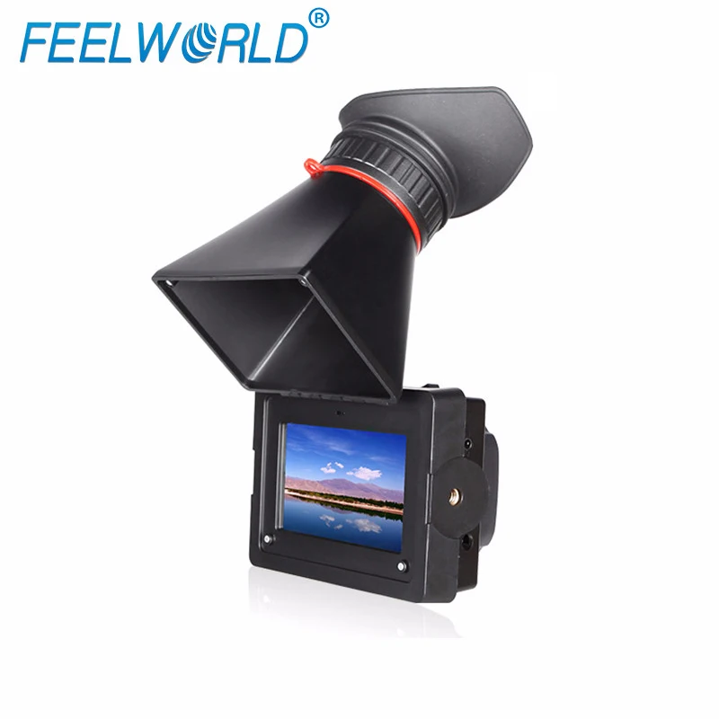 FEELWORLD E350 3," EVF HDMI Электронный видоискатель 3,5" HD 800x480 ЖК-дисплей лупа для DSLR камеры