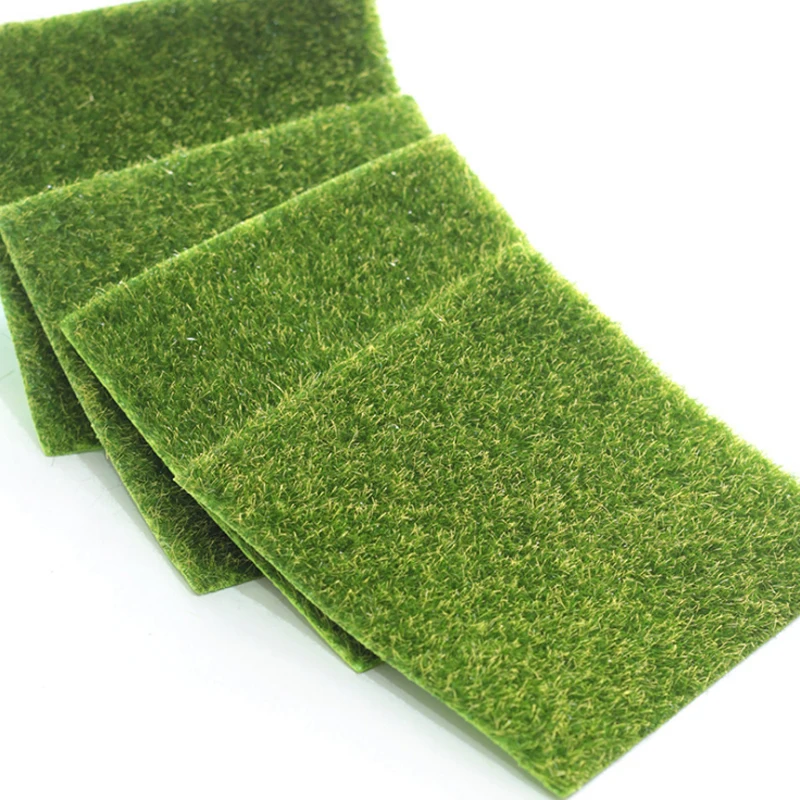 Artificial Lawns Turf Carpets Fake Sod Grass Mat Garden Moss Landscape For Home Floor Aquarium Wedding Decoration 15/30cm artificial grass mats