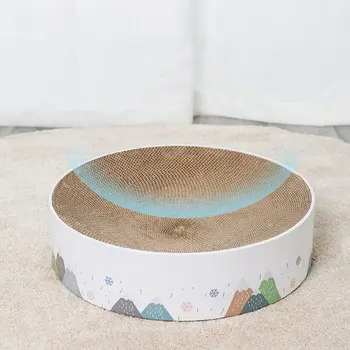 

Cat Scratcher, Scratching Pad, Durable Recyclable Cardboard with Catnip E5BB