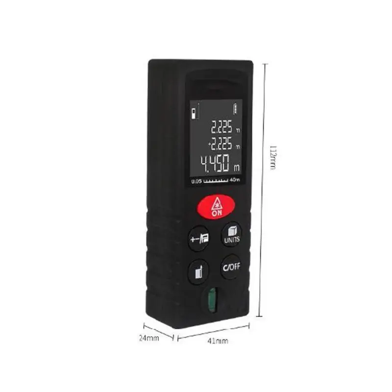 Drop Ship&Wholesale 40-100M Digital Laser Rangefinder Vertical Bubble Electronic Tape Range Finder Oct. 9