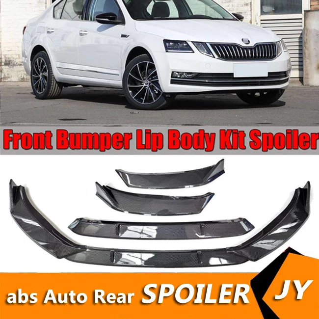 Спойлер для Skoda Octavia 2018 2019 ABS задний спойлер бампер диффузор защитные