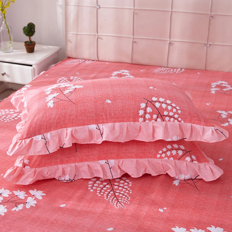 Романтическая кружевная кромка кровать юбка Нескользящая простыня покрывало шлифовальное покрывало с эластичной лентой односпальная двуспальная кровать Пылезащитная гофрированная