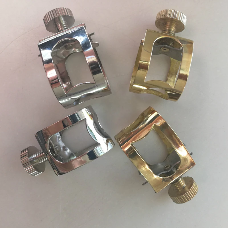 

Saxophone accessories Saxophone connection rubber wood clip Saxophone metal head clip Gold silver alto high pitch tenor clip