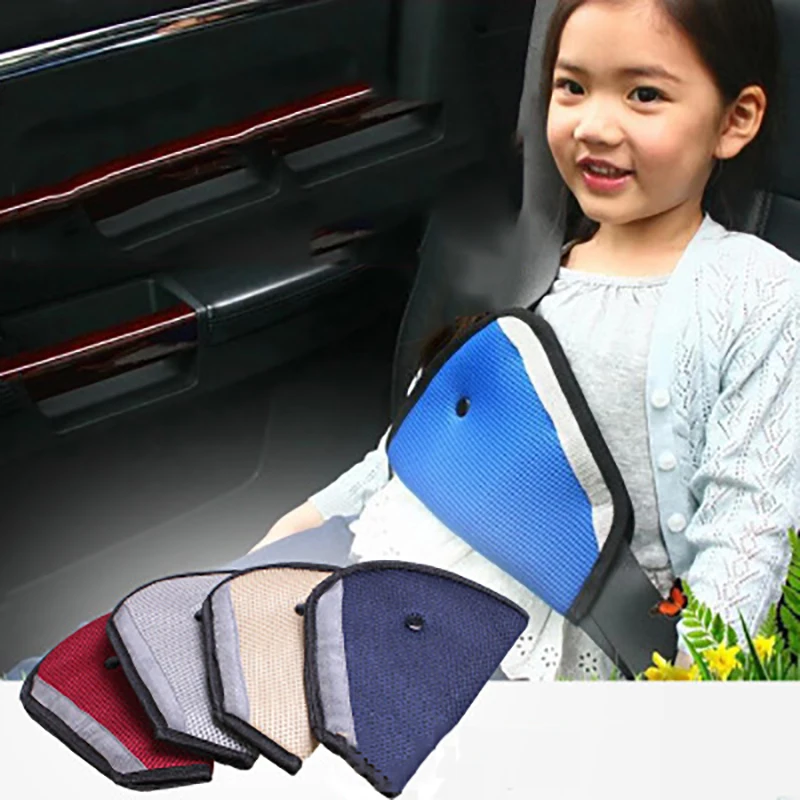 Новый детский автомобильный безопасный Чехол для ремня безопасности Мягкий регулируемый треугольник подкладка под ремень безопасности