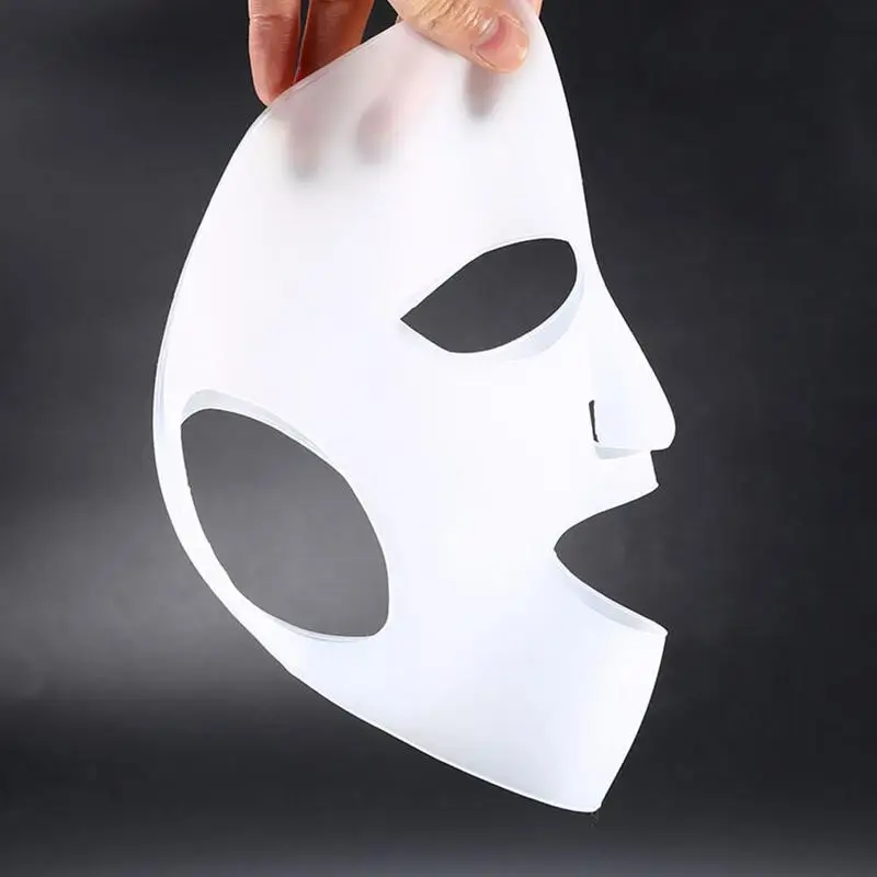 1Pcs Silicone Moisturising Face Mask Cover Pink Reusable Hydrating Face Mask Cover Face Care Tool