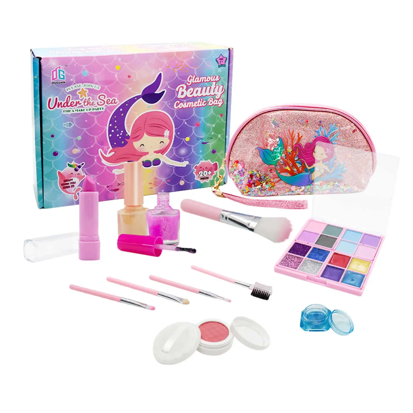 KidsPlayFashionCosmeticsToyMakeUpSetSafeWashableChildrens