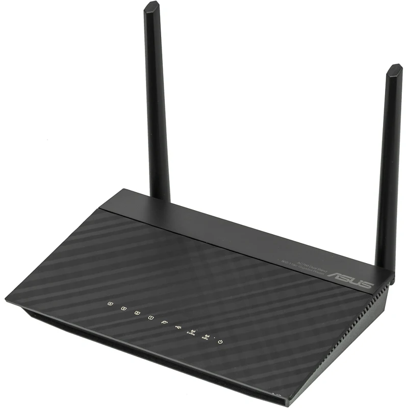 Роутер беспроводной Asus RT-AC52U AC750 10/100/1000BASE-TX/4G ready черный
