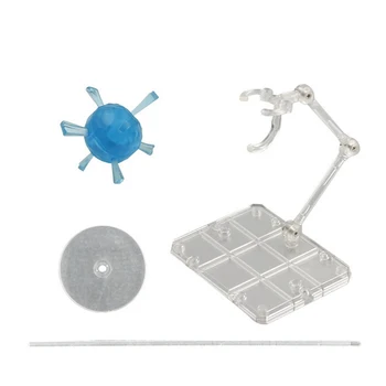 

4 X 4cm Bomb Special Effect Decoration Flame Ball Model With Bracket For Gundam Model And Anime Figure For Kid - Blue Red Yellow