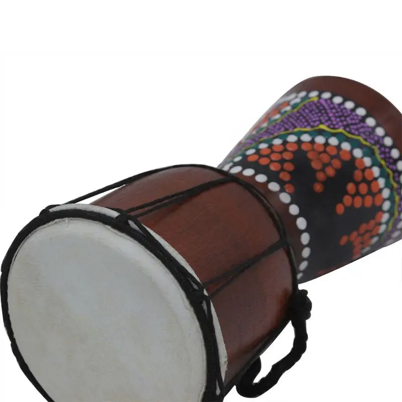 1 шт. 4 дюймов Профессиональный Африканский Djembe барабан Bongo дерево хороший звук музыкальный инструмент