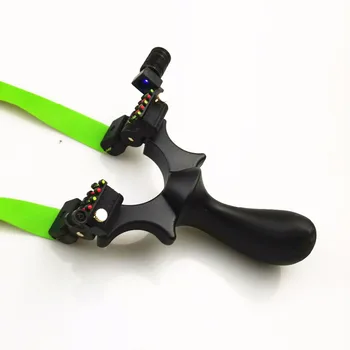 

New resin flat rubber band mechanical sight slingshot dragon tongue slingshot slingshot hunting shot 2019