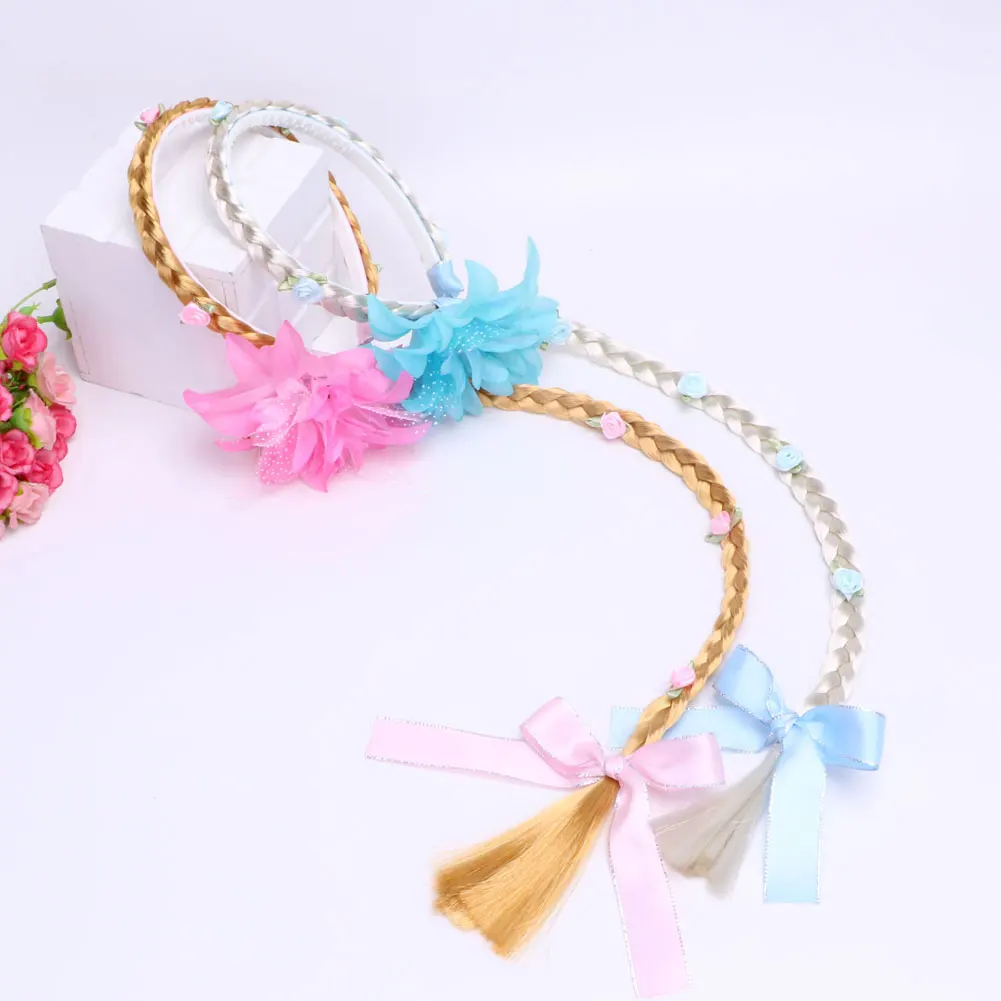 Styles Kids Girls Rapunzel Princess Headband Hair 12 Hdd0088b7c101402390297b9bf2eb9aebU