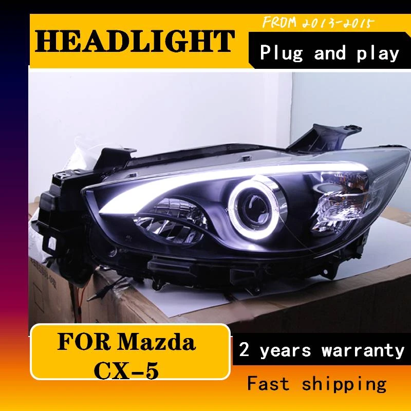 Car Styling For Mazda CX 5 Headlights 2013 2014 2015 Headlight DRL Lens