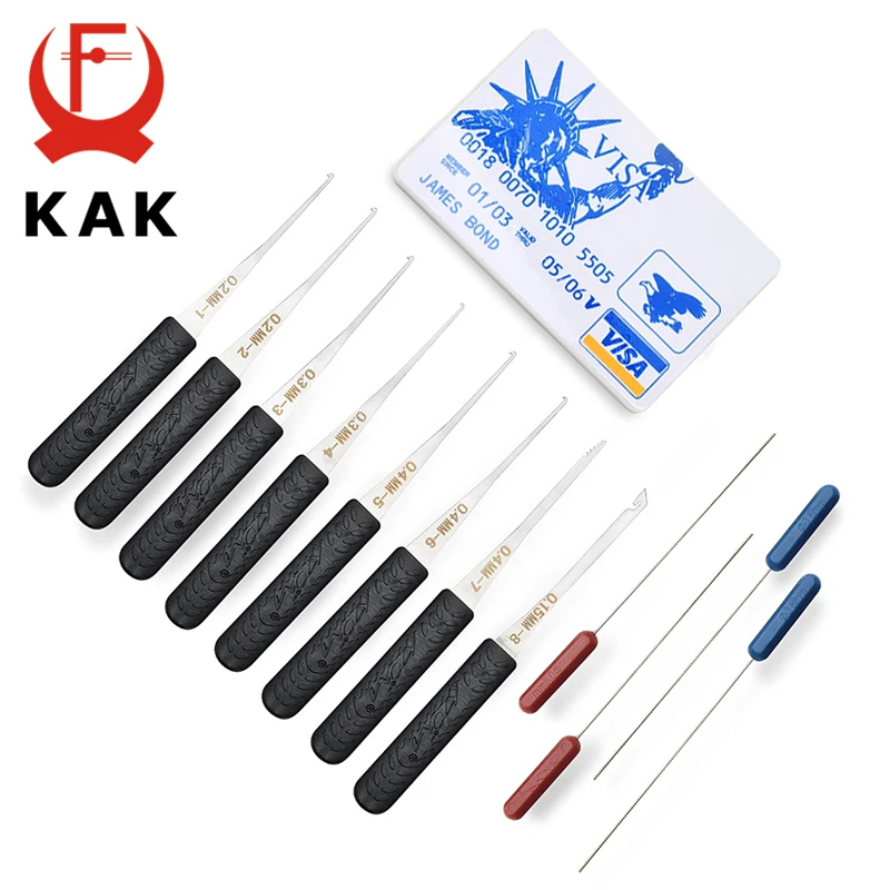 KAK Padlock with keys Locksmith Tools Visible Cutaway Training Practice Lock Pick Broken Key Removing Hooks Hand Tools Hardware