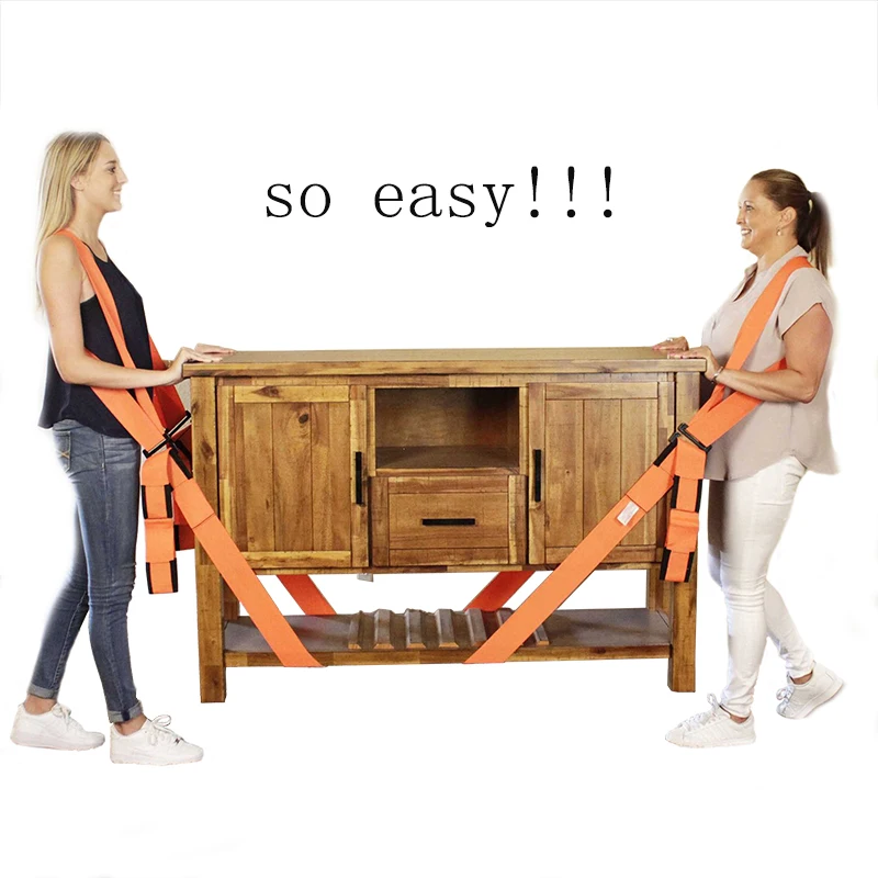 

High quality Forearm Forklift Lifting Moving Strap Transport Belt Wrist Straps Furniture mover transport set Convenient Tool