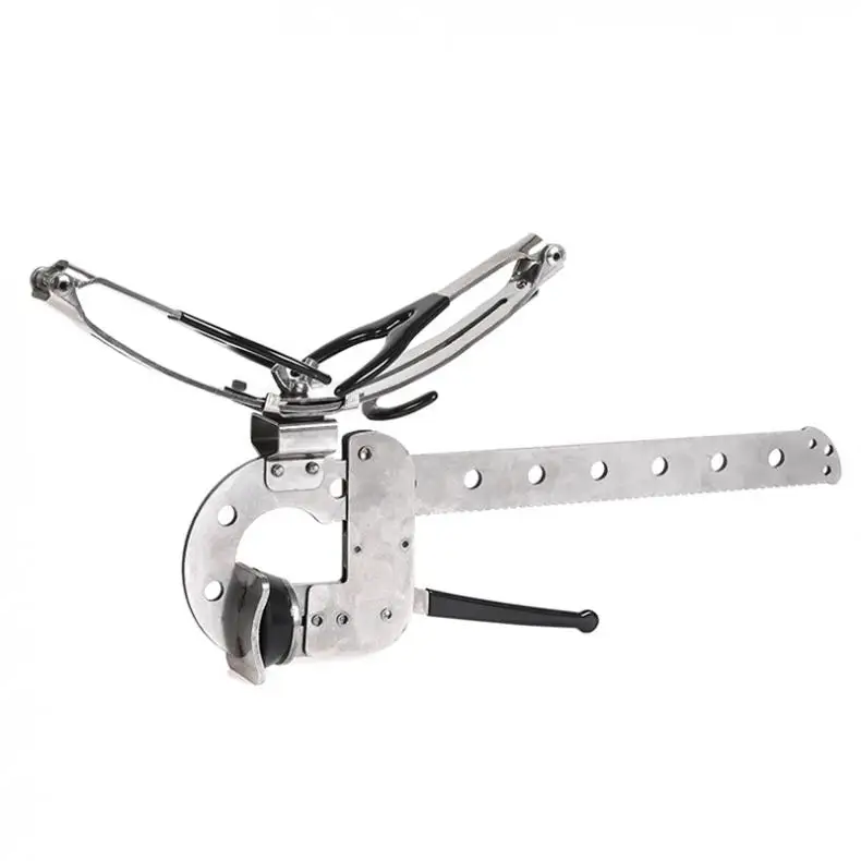 Stainless Steel Foldable Fishing Rod Stand Claw Shape Clamp Holder for Ice Raft Telescopic Hand Rod Bridge Fishing Hot Sale