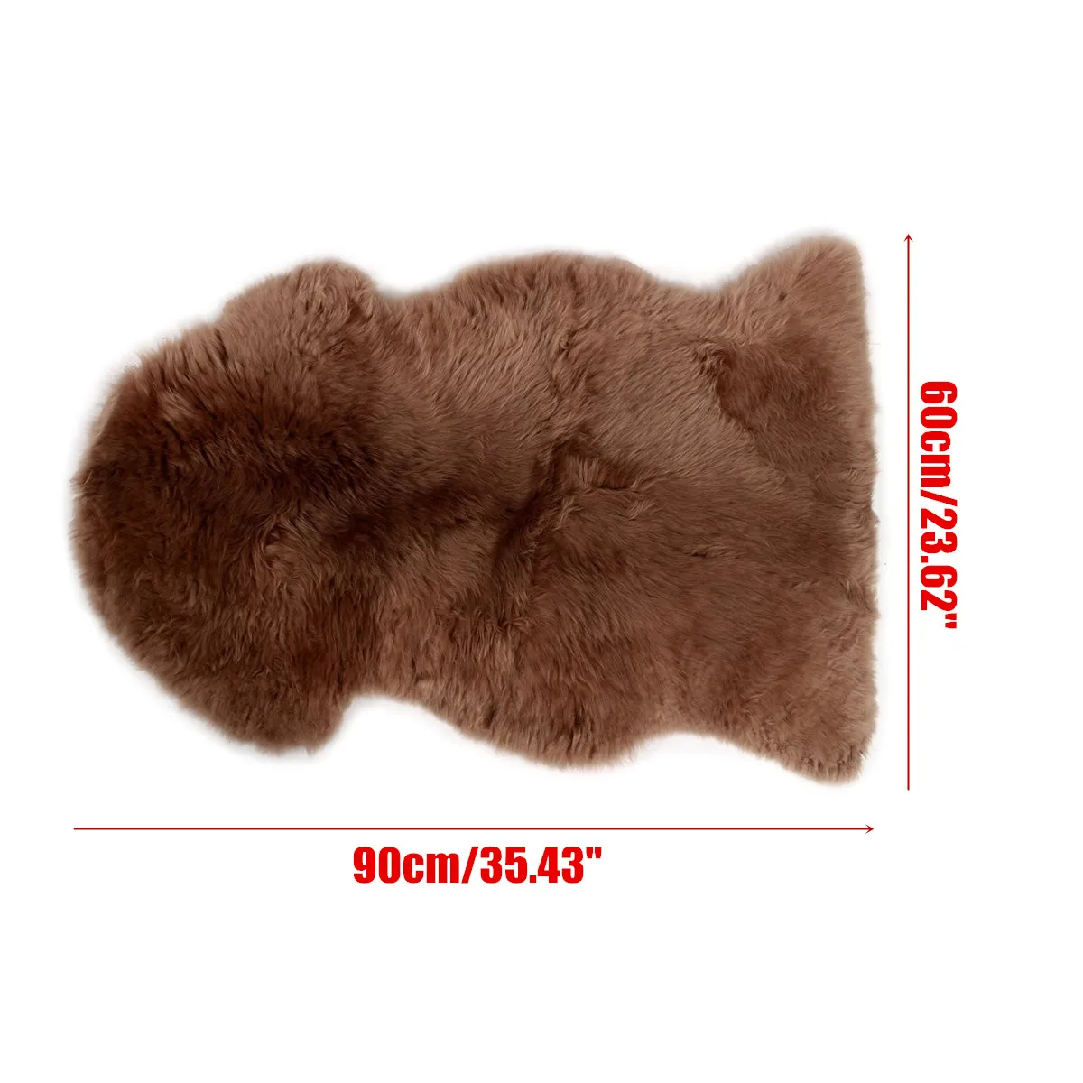 60x90 см, коврик из овчины для дивана, накидка на стул, ковер для балкона, ковер для спальни, гостиной, украшения для дома, текстиль, 3 цвета