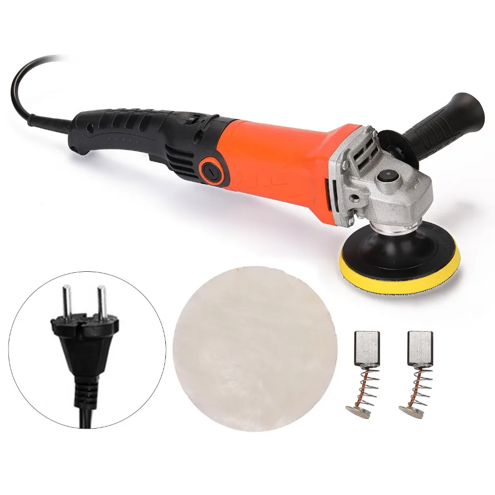 220V-240V Electric Car Polisher Polishing Machine Angle Grinder Dual Action Shock Polisher Sealing Glaze Waxing Grinding Machine electric planer wickes