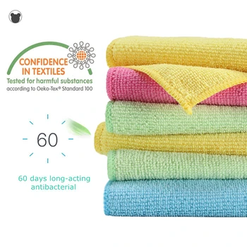 

5PCS Microfiber towel kitchen cleaning cloth dishwashing rags remove dirt wipe car window napkins dishcloth bathroom rag 30*30CM