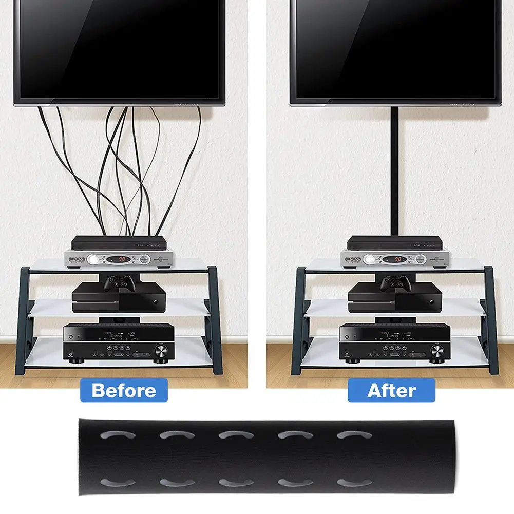 Cable Management Tv Organizers  Wire Management Cord Protector - Cable  Holder - Aliexpress