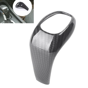 

1 set Carbon Fiber Style Gear Shift Knob Cover Trim Replacement For BMW X1 F48 2016 2017