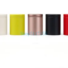 100 шт/партия Быстрая 47*45 мм Мини Маленькие чайные присадки Caddy металлические коробки для хранения Коробка для сладостей Органайзер коробка для путешествий