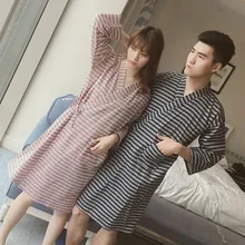 Японское кимоно для влюбленных из чистого хлопка и пряжи, одежда для сна, винтажный Кардиган для мужчин и Wo, мужской Халат для отдыха, интимное белье, Халат