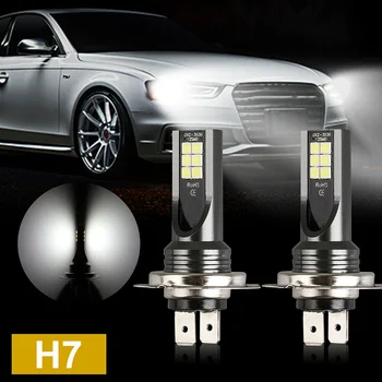 

2Pcs H7 LED Headlight Conversion 110W 30000LM 6000K Error Free Canbus Bulb Set Hot Car LED Light Kits Auto Replacement Parts