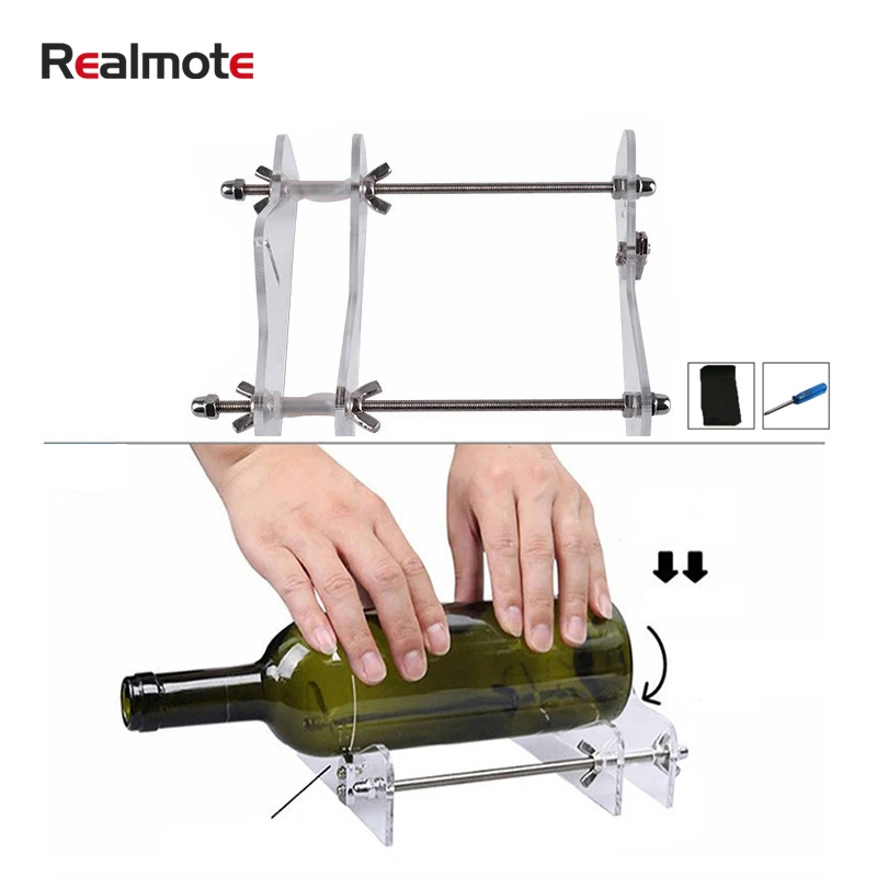 Realmote профессиональные пивные бутылки для резки стеклянных бутылок резак DIY